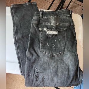 Judy Blue paint splatter jeans size 20 never worn